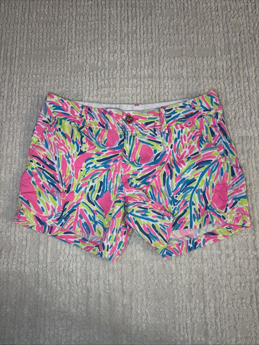 Lilly Pulitzer The Callahan Shorts in Palm Reader Print - Size 10